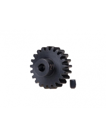 Traxxas Pinion gear, 21T 32DP 3.17mm hardened steel