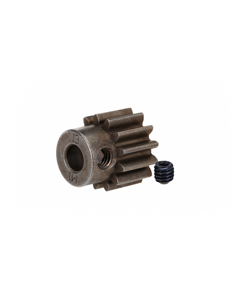Traxxas Gear, 13T pinion 1.0M (fits 5mm shaft)/ set screw