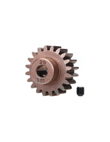 Traxxas Gear, 20T pinion 1.0M (fits 5mm shaft)/ set screw