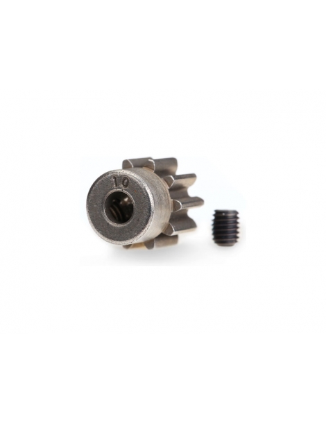 Traxxas Gear, pinion 10T 32DP, shaft 3.17mm (mach. steel)/ set screw