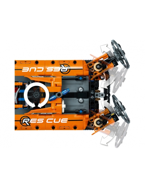LEGO Technic - Gelbėtojų Transporto Priemonė Su Oro Pagalve