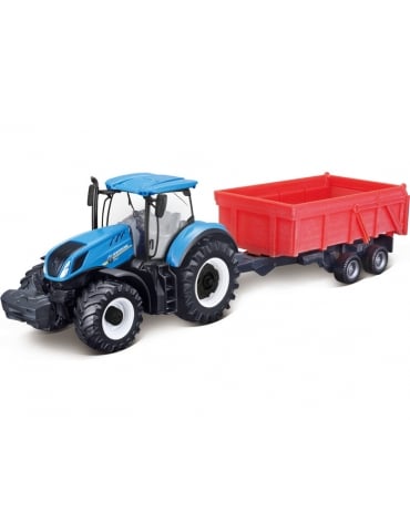 Bburago New Holland T7.315 1:50 with tipping trailer