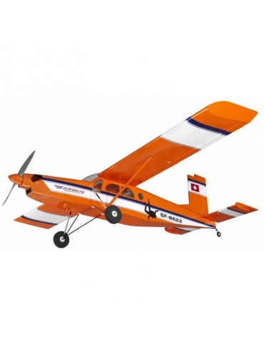 Lėktuvas Pilatus PC-6 Turbo-Porter .40 1.6m Orange