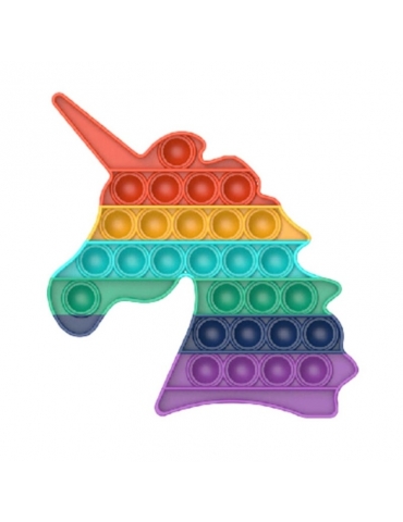 Pop Fidget įvairiaspalvis vienaragis