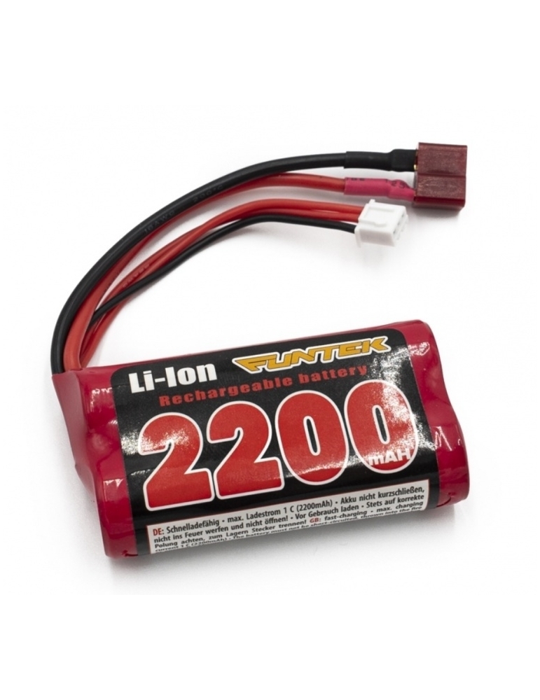 Akumuliatorius T-plug Li Ion 7.4V 2200mA 15C