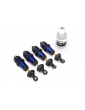 Shocks, GTR aluminum, blue-anodized (fully assembled w/o springs) (4)