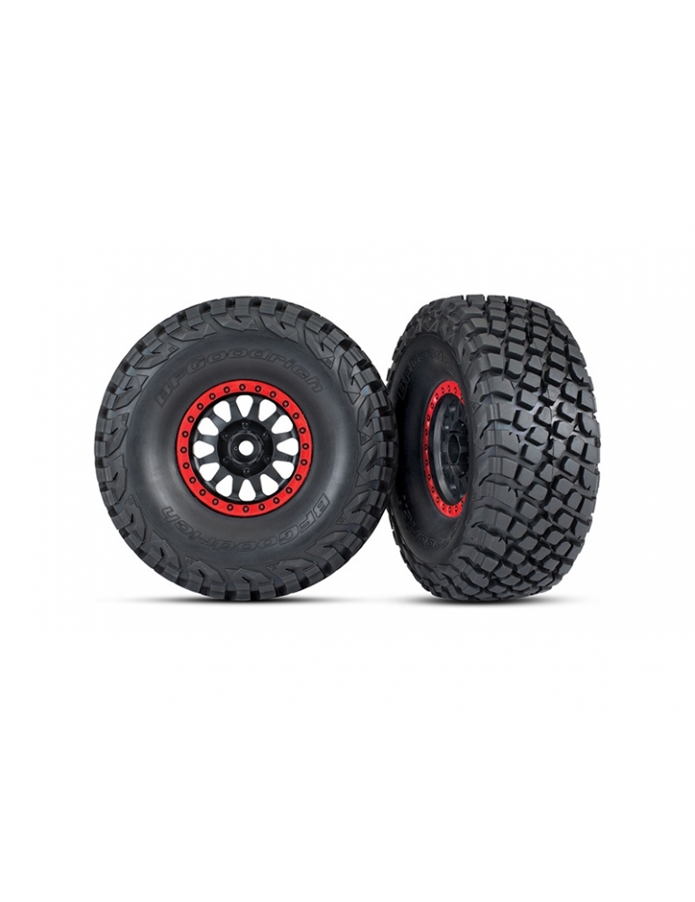 Traxxas ratų komplektas 3.2/2.2" Method Racing wheels Baja KR3 tires (2)