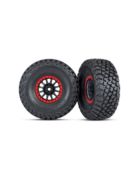 Traxxas ratų komplektas 3.2/2.2" Method Racing wheels Baja KR3 tires (2)