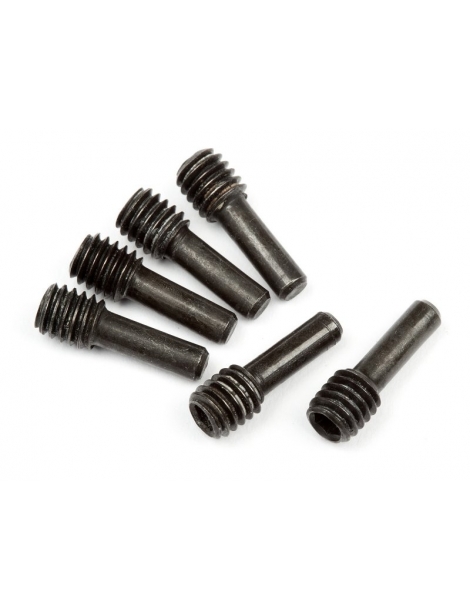 86094 - SCREW SHAFT M4x2.5x12mm (BLACK/6pcs)