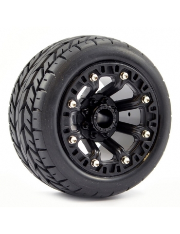 Ratai Fastrax 1:16 Eagle Tyres Mounted on Black 8SP 12mm Hex