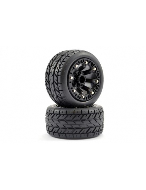 Ratai Fastrax 1:16 Eagle Tyres Mounted on Black 8SP 12mm Hex