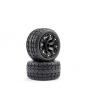 Ratai Fastrax 1:16 Eagle Tyres Mounted on Black 8SP 12mm Hex