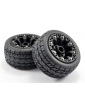 Ratai Fastrax 1:16 Eagle Tyres Mounted on Black 8SP 12mm Hex