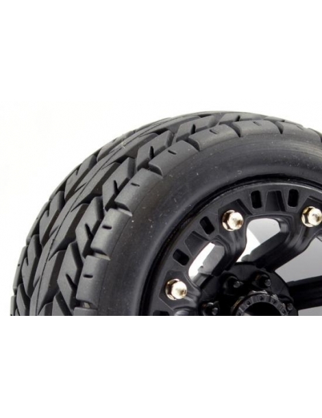 Ratai Fastrax 1:16 Eagle Tyres Mounted on Black 8SP 12mm Hex