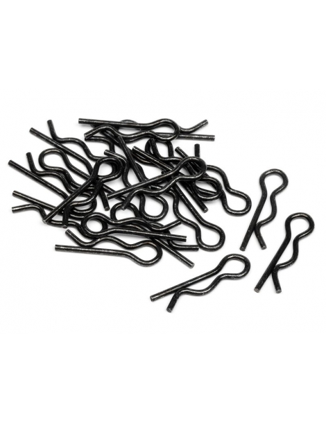 75106 - BODY PIN (6mm/BLACK/MEDIUM/20pcs)