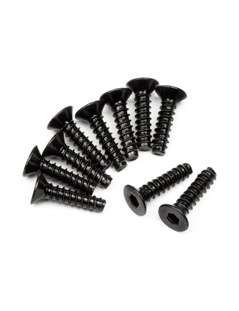 94305 - TP. FLAT HEAD SCREW M3x12mm (HEX SOCKET/10pcs)