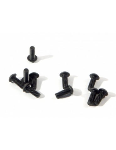 Z352 - BUTTON HEAD SCREW M3x8mm (HEX SOCKET/10pcs)