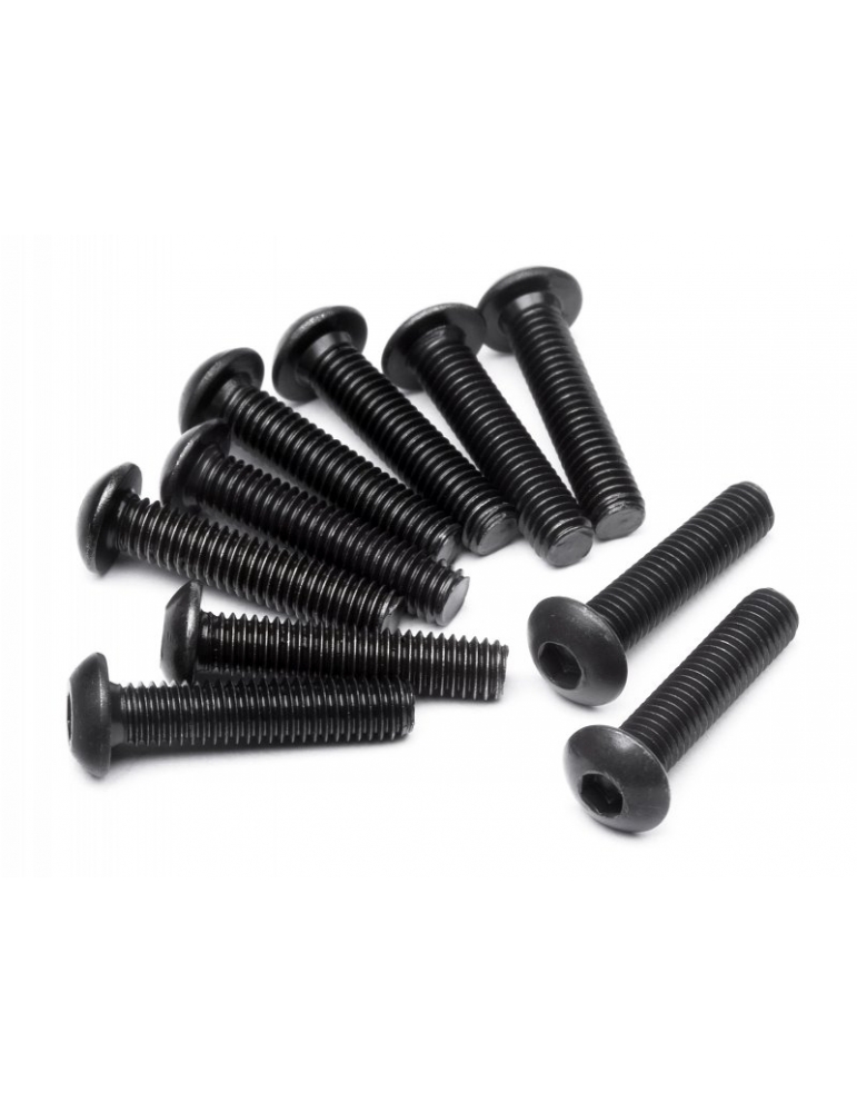 100559 - BUTTON HEAD SCREW M3x14mm (HEX SOCKET/10pcs)