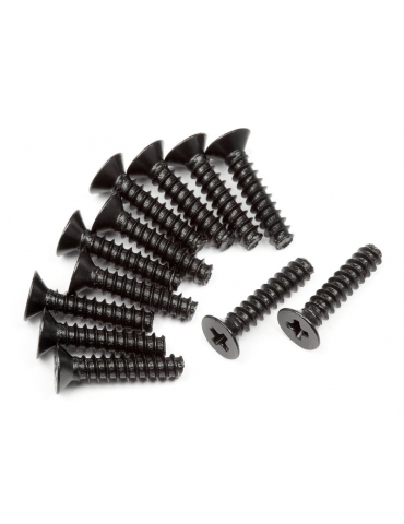 Z478 - TP. FLAT HEAD SCREW M2.6x12mm (12pcs)