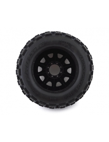 Pro-Line Badlands MX38 3.8" Tire w/Raid 8x32 Wheels (Black) (2) (M2) w/Removable Hex