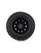 Pro-Line Badlands MX38 3.8" Tire w/Raid 8x32 Wheels (Black) (2) (M2) w/Removable Hex