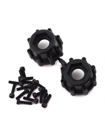 Pro-Line Badlands MX38 3.8" Tire w/Raid 8x32 Wheels (Black) (2) (M2) w/Removable Hex