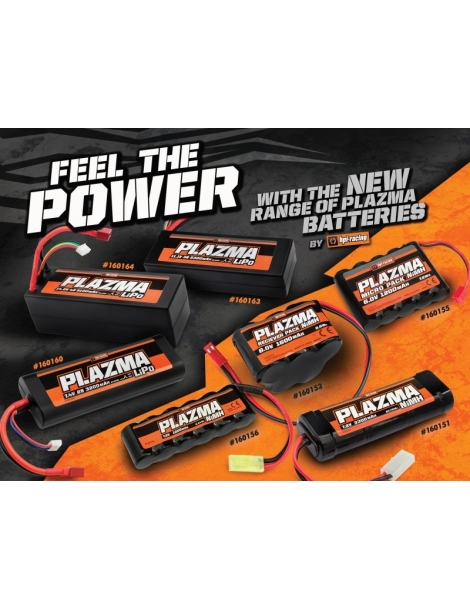 160161 - Plazma 7.4V 5300mAh 40C LiPo Battery Pack