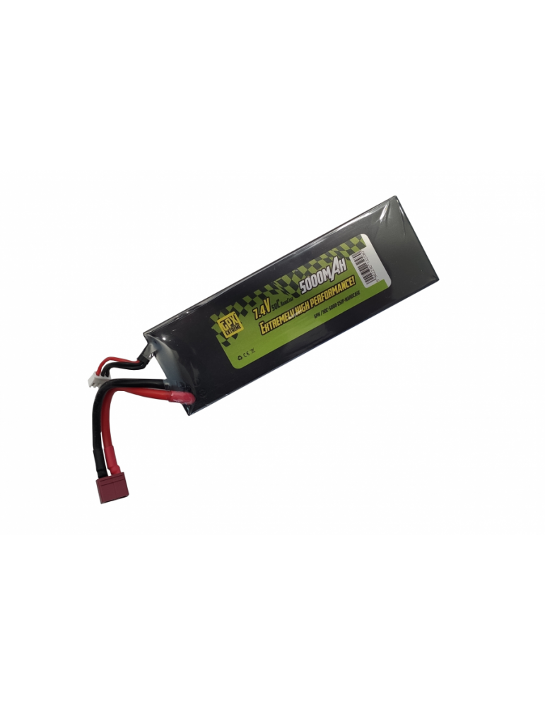 Akumuliatorius 5000mAh 7.4V 50C HardCase GPX Extreme