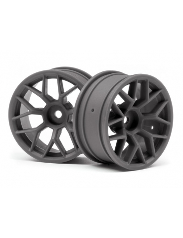 112812 - RTR WHEEL 26MM GUNMETAL (6MM OFFSET/2PCS)