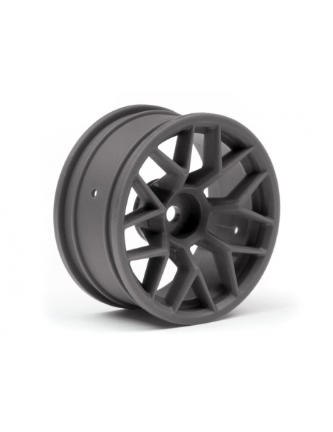 112812 - RTR WHEEL 26MM GUNMETAL (6MM OFFSET/2PCS)