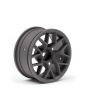 112812 - RTR WHEEL 26MM GUNMETAL (6MM OFFSET/2PCS)