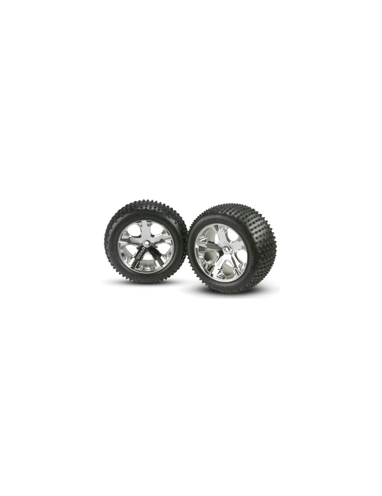 3770 - Tires & wheels 2.8" All-Star chrome wheels Alias tires (2) (rear)