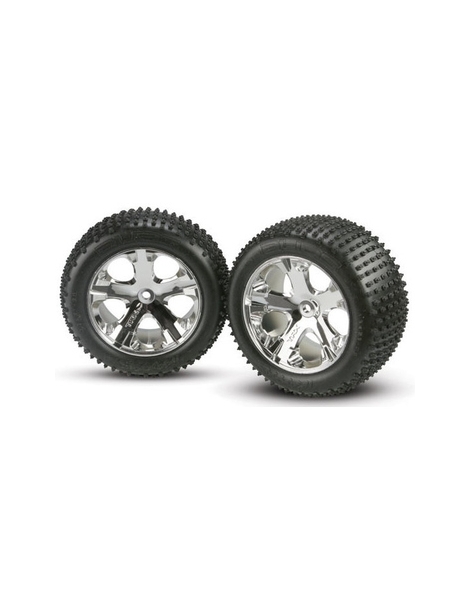 3770 - Tires & wheels 2.8" All-Star chrome wheels Alias tires (2) (rear)