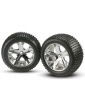 3770 - Tires & wheels 2.8" All-Star chrome wheels Alias tires (2) (rear)