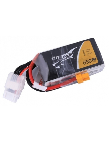 Akumuliatorius Tattu 650mAh 14.8V 75C 4S1P XT-30