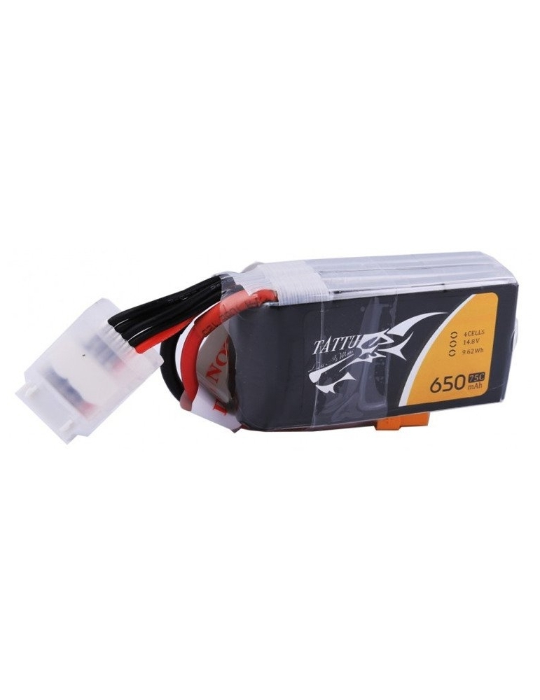 Akumuliatorius Tattu 650mAh 14.8V 75C 4S1P XT-30