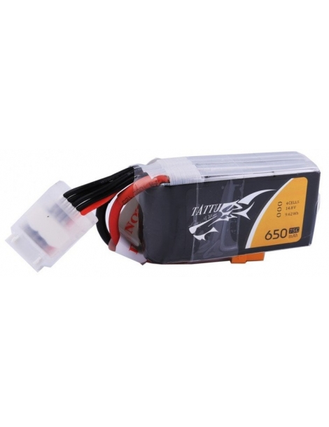 Akumuliatorius Tattu 650mAh 14.8V 75C 4S1P XT-30