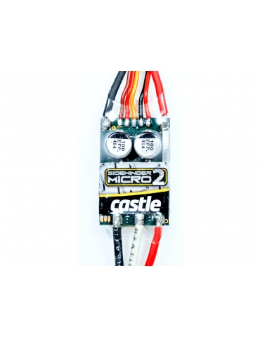 Variklio ir esc komplektas Castle 0808 5300Kv + ESC Sidewinder Micro 2