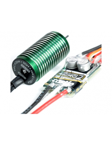 Variklio ir esc komplektas Castle 0808 5300Kv + ESC Sidewinder Micro 2