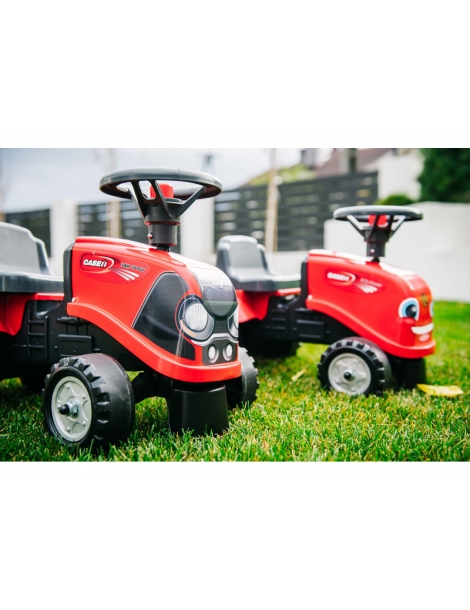 Paspirtukas traktorius su priekaba FALK - Baby Case IH