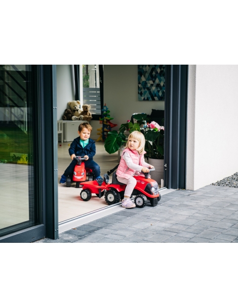 Paspirtukas traktorius su priekaba FALK - Baby Case IH