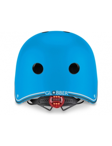 Vaikiškas šalmas Globber - Primo Lights Sky Blue XS/S