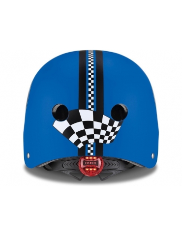 Globber - Children's Helmet Elite Lights Navy Blue Racing XS/S