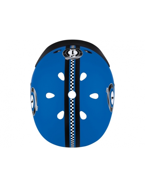 Globber - Children's Helmet Elite Lights Navy Blue Racing XS/S