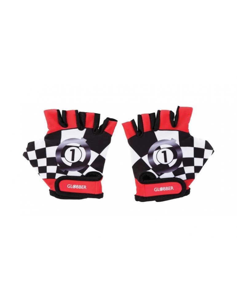 Globber - apsauginės pirštinės XS Racing Red
