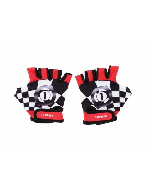 Globber - apsauginės pirštinės XS Racing Red