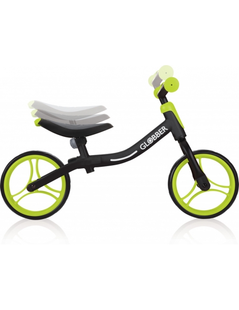 Balansinis dviratis Globber Go Bike Black / Lime Green