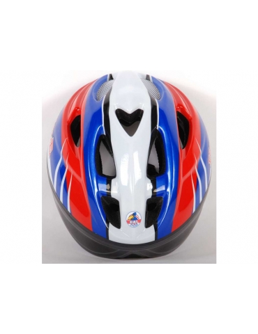 Volare - vaikiškas šalmas Deluxe 51-55cm Red Blue White