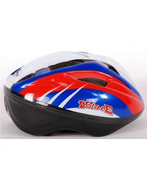 Volare - vaikiškas šalmas Deluxe 51-55cm Red Blue White