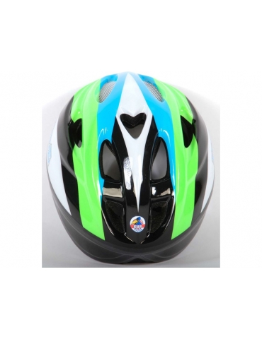 Volare - vaikiškas šalmas Deluxe 51-55cm Green White Black